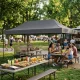 Automatinė greito surinkimo pavėsinė MultiGarden 145509, 3x6 m, pilka