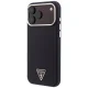 Guess Kevlar Triangle Logo MagSafe dėklas skirtas iPhone 17 Pro Max / 18 Pro Max, bordo