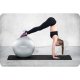 Neo-Sport gimnastikos kamuolys 75 cm, sidabrinis
