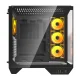 Kompiuterio korpusas Darkflash DY470 Black su 4 ventiliatoriais