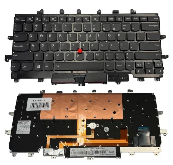 Lenovo ThinkPad X1 Carbon Gen 4 Keyboard with Backlight, US, Black