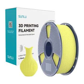 3D spausdintuvo siūlas Sunlu PLA Classic LY, 1.75 mm, 1 kg, citrininis