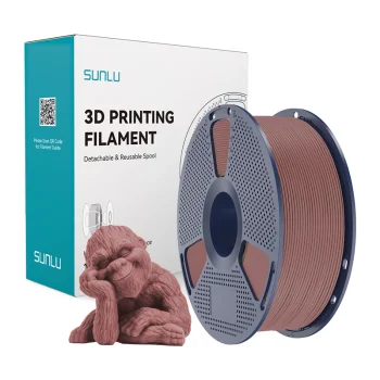 Sunlu Wood 3D spausdintuvo plastikas (Cherry)