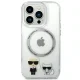 Karl Lagerfeld Karl & Choupette MagSafe dėklas iPhone 14 Pro Max telefonui