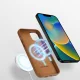 Dėklas Dux Ducis Grit skirtas iPhone 14 Plus su MagSafe, rudas
