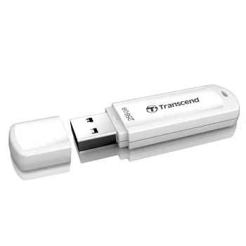 USB atmintinė Transcend JetFlash 730 256 GB USB 3.1 Gen 1, balta