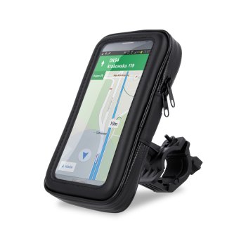 Maxlife Waterproof Motorcycle Bike Handlebar Mount Holder, Size XL 16,8 x 9,2 x 2,5 cm