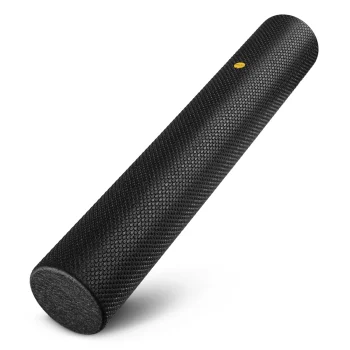 4FIZJO Foam Massage Roller with Studs 90 x 15 cm EPP, Black