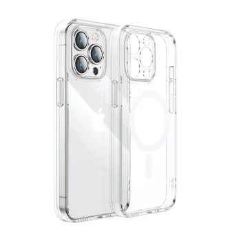 Dėklas Joyroom 14D Magnetic skirtas iPhone 14 Plus su MagSafe JR-14D7, skaidrus