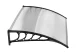 MultiGarden stogelis virš durų 150x100 cm, polikarbonatinis (140486)