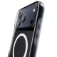 Puro iPhone 17 Pro Max dėklas Impact Clear D3O MagSafe, skaidrus