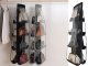 Hanging Closet Organizer for Bags and Shoes, Black