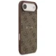 Guess 4G Ring Classic Logo MagSafe dėklas iPhone 17 Air - Rudas