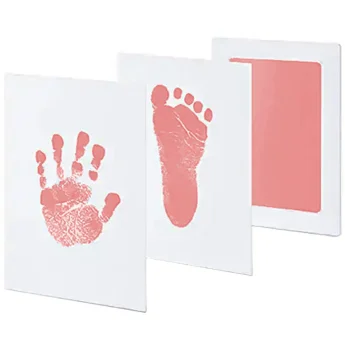 Non-marking Baby Hand Foot Print (10x15.3 cm), Pink