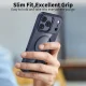 Tech-Protect MagMat MagSafe dėklas iPhone 17 Pro Max - Transparent / Navy Blue