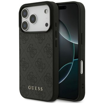 Guess dėklas iPhone 17 Pro telefonui 4G Classic, juodas