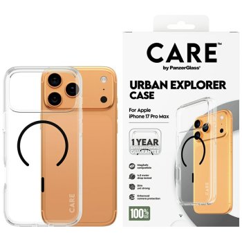 PanzerGlass iPhone 17 Pro Max Case Flagship Urban Explorer MagSafe, Transparent