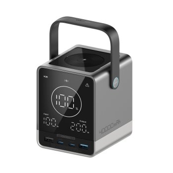 Išorinė baterija Cuktech P01CT 300W 40000mAh, juoda