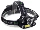 Bailong T63 įkraunamas LED galvos žibintuvėlis su CREE XM-L T6, COB ir Zoom