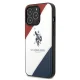 Apple iPhone 14 Pro Max 6.7\'\' US Polo Tricolor Embossed Case Cover (USHCP14XPSO3), White