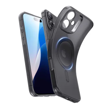 ESR Zero Clear HaloLock dėklas telefonui iPhone 16 Plus, juodas