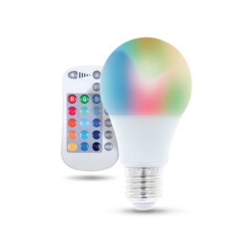 Forever Light E27 A60 LED Bulb RGB + White 9W 720lm with Remote