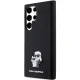 Karl Lagerfeld dėklas Samsung Galaxy S24 Ultra, Silicone Karl&Choupette, juodas