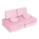 Modulinė vaikiška sofa Ecotoys TMSRT-14, 8 dalių, rožinė