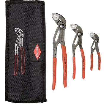 Santechninių replių rinkinys KNIPEX Cobra 00 19 55 S8, 3 dalių