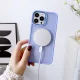 Dėklas iPhone 15 Plus su MagSafe Color Matte Case, violetinis