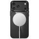 Tech-Protect Magmat Magsafe CC dėklas iPhone 17 / 18 Pro Max, skaidrus juodas