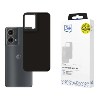3mk Matt Case dėklas Motorola Moto G85 telefonui, juodas