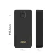 Išorinė baterija Dudao K10Pro 20000mAh, 2x USB, 2.4A, juoda