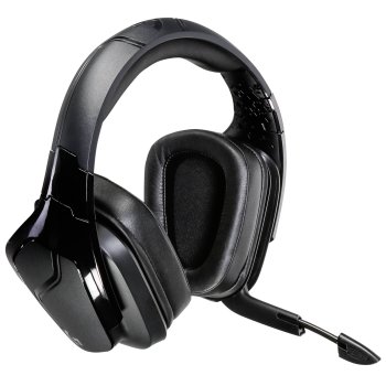 Belaidės žaidimų ausinės Logitech G935 (981-000744), juodos/mėlynos