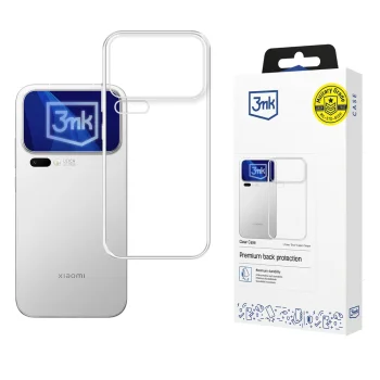 Dėklas 3mk Clear Case skirtas Xiaomi 17 Pro Max, skaidrus