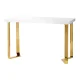 Cosmetic Manicure Table Momo 05-GL, White/Gold