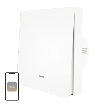 Išmanusis 1 kanalo šviesos jungiklis MOES ZS-B-EU1 ZigBee