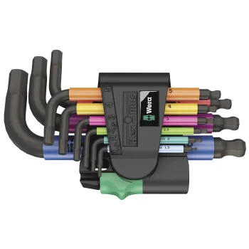 Šešiakampių raktų rinkinys Wera 950/9 Hex-Plus Multicolour 2, 1.5–10 mm, 9 dalių