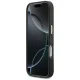 Guess IML Script Metal MagSafe dėklas iPhone 17 Pro telefonui, juodas / rudas