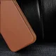 Dux Ducis Naples odinis dėklas iPhone 14 Plus su MagSafe, rudas