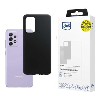 3mk Matt Case for Samsung Galaxy A52 4G / 5G / A52s 5G, Black