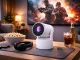 Išmanusis LED projektorius HY-300 PRO su Android TV 11.0 ir mikrofonu