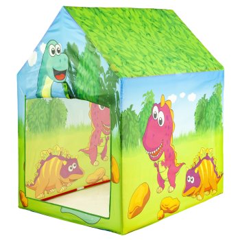 Iplay Dino vaikiška žaidimų palapinė-namelis, 95x72x102 cm