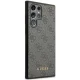 Guess Samsung Galaxy S24 Ultra dėklas 4G Metal Gold Logo, juodas
