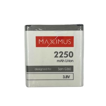 Maxximus Battery for Samsung G360 Core Prime, 2250mAh (EB-BG360BBC)