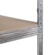 Humberg HR-815 metalinė sandėliavimo lentyna 222x110x50 cm, sidabrinė