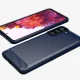 Lankstus TPU dėklas telefonui Samsung Galaxy S21+ 5G (S21 Plus 5G), mėlynas