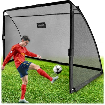Futbolo vartai Neo-Sport NS-497, 300 x 200 x 90 cm, juodi