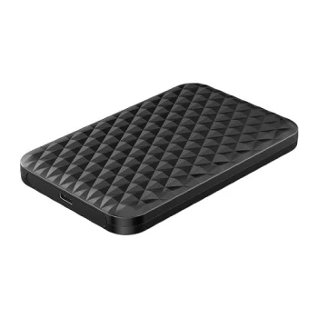 Išorinis 2.5" SATA HDD/SSD disko dėklas USB 3.1 Type-C, juodas