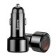 Baseus Magic Universal Smart Car Charger USB + USB-C (QC4.0 PD 45W), Black